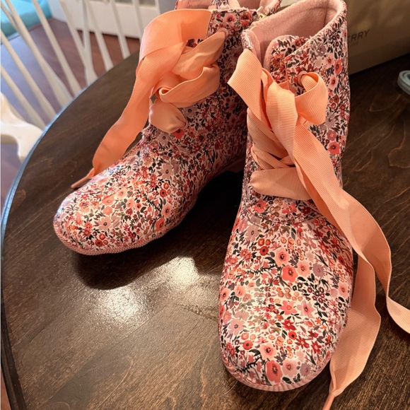 Sperry Saltwater Floral Pink Shoes - Picture 1 of 7